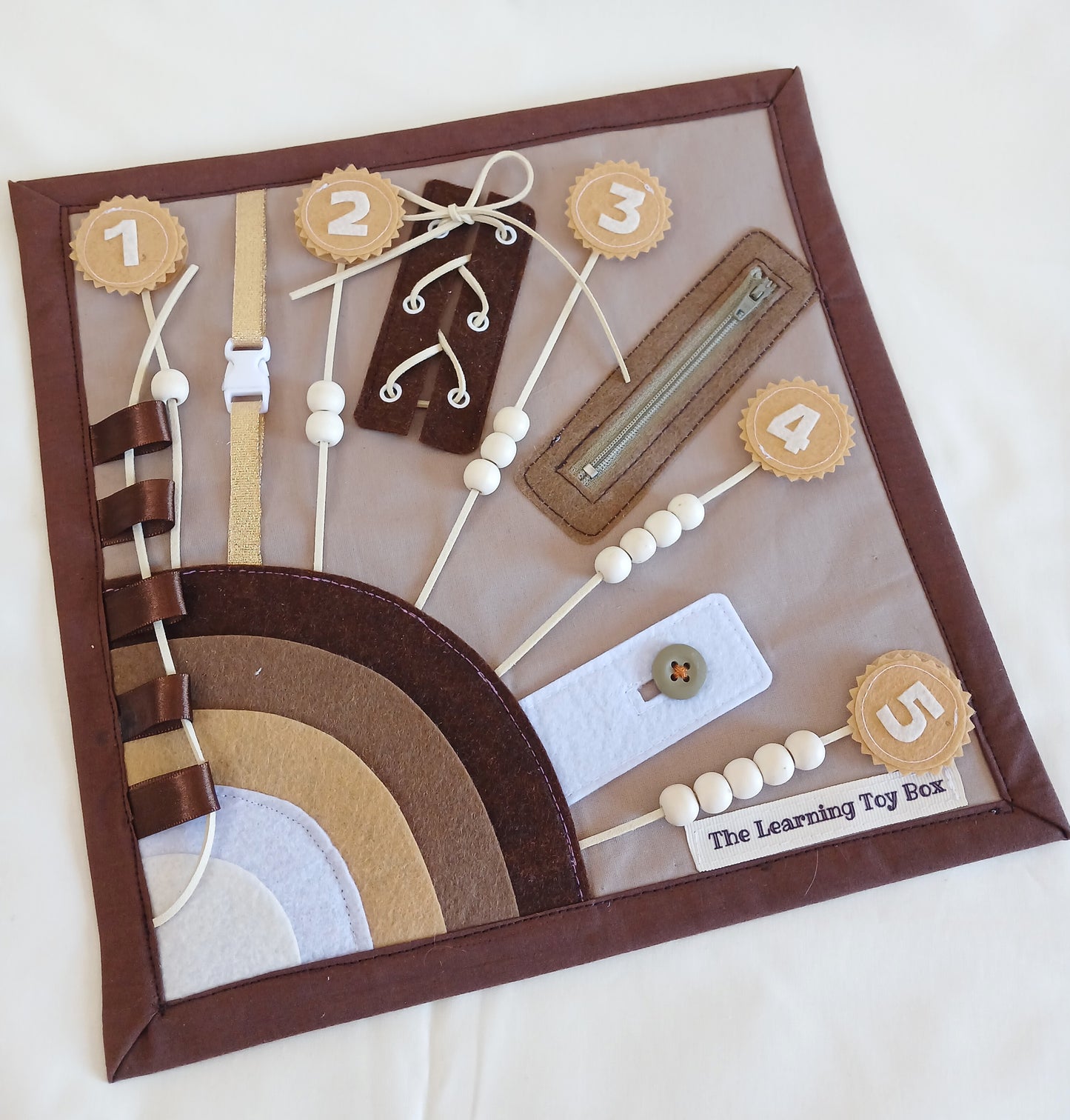Sand and Coffee Fidget Panel