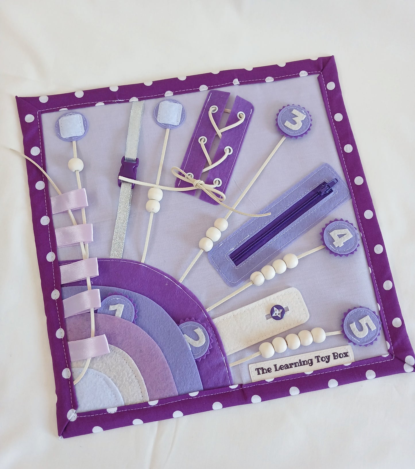 Purple and Lilac Fidget Panel