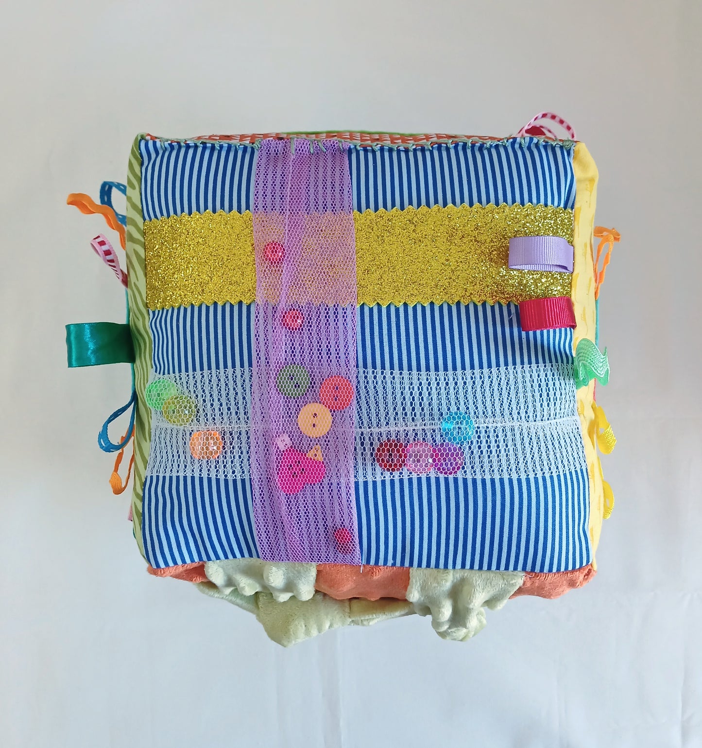 Rainbow Cloud Busy Cube