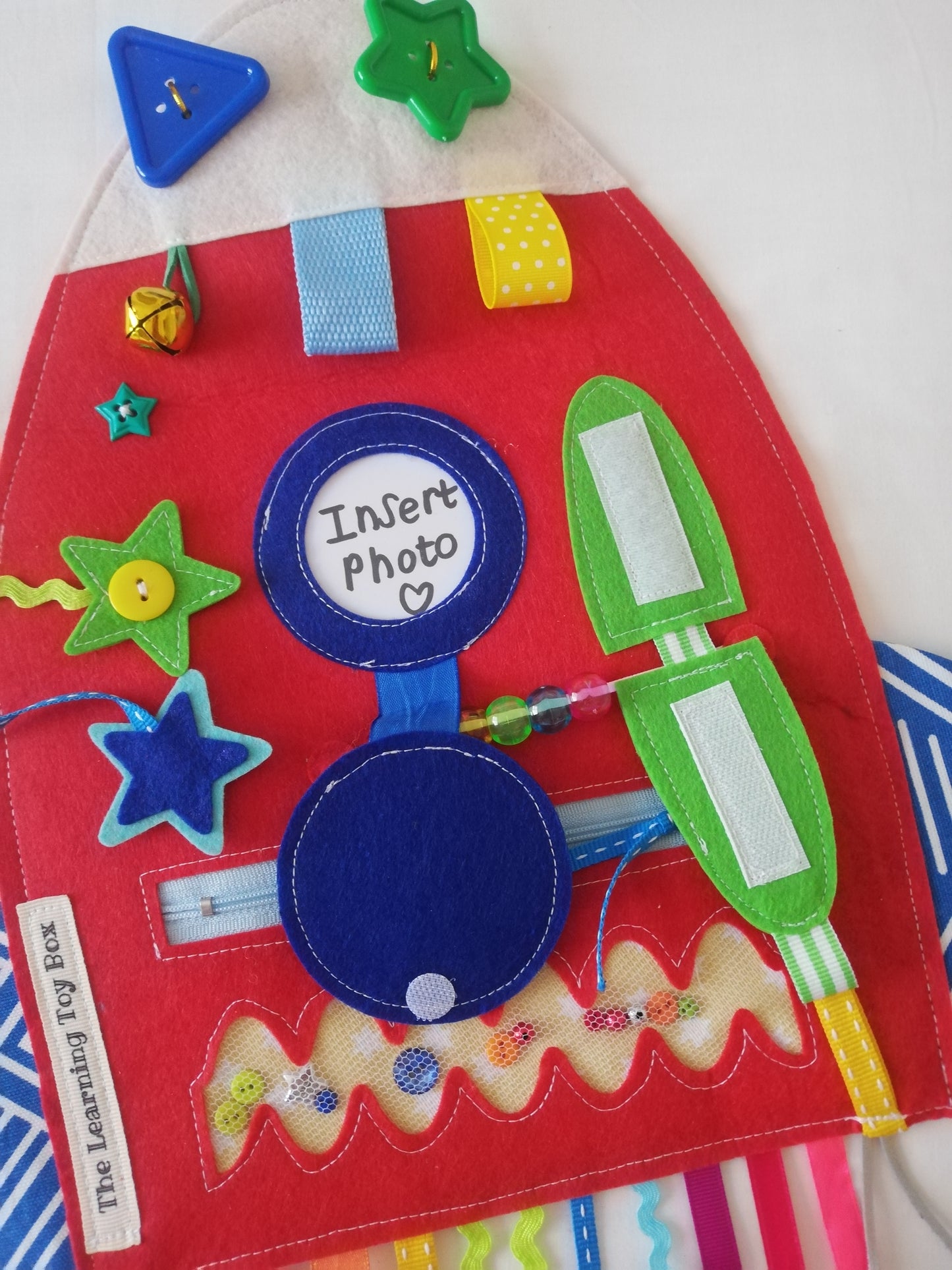 Fidget Rocket Ship - Red