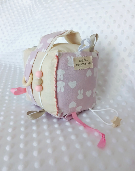 Mini Dusty Pink Baby Cube