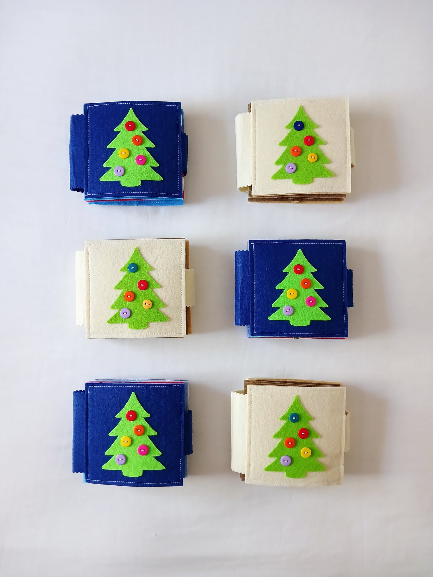 Christmas Baby to Toddler Busy Book - Natural Colours