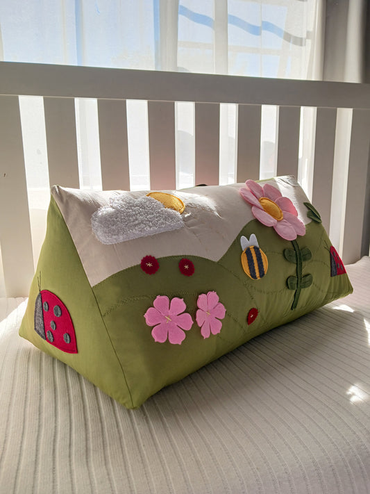 In the Garden Tummy Time Baby Cube