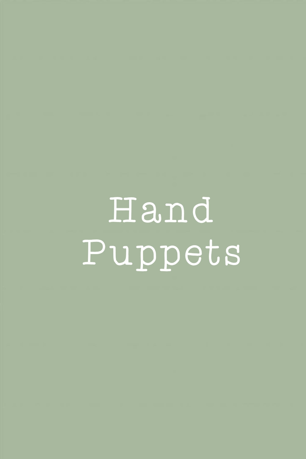 Hand Puppets