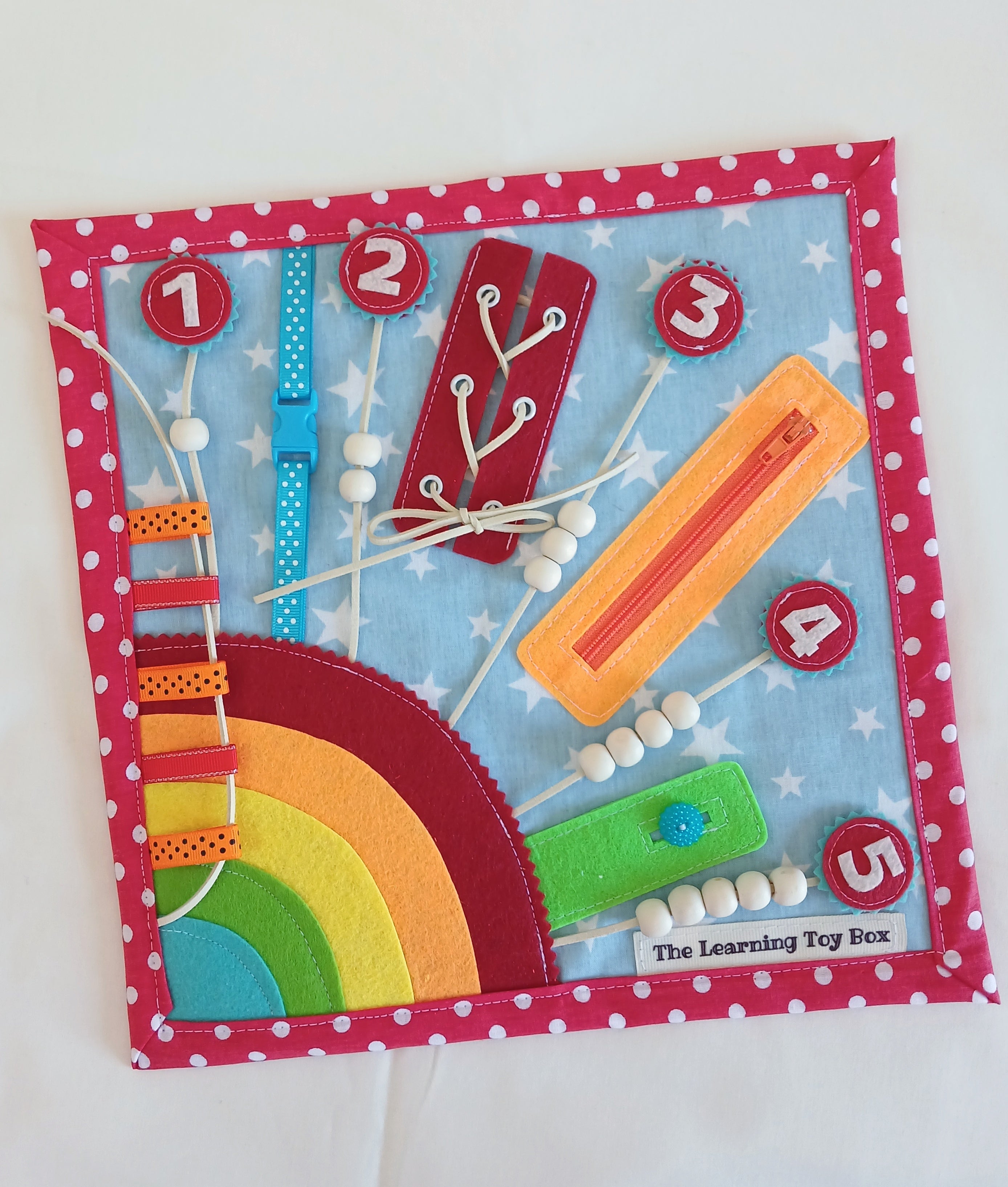 Rainbow Fidget Panel – The Learning Toy Box