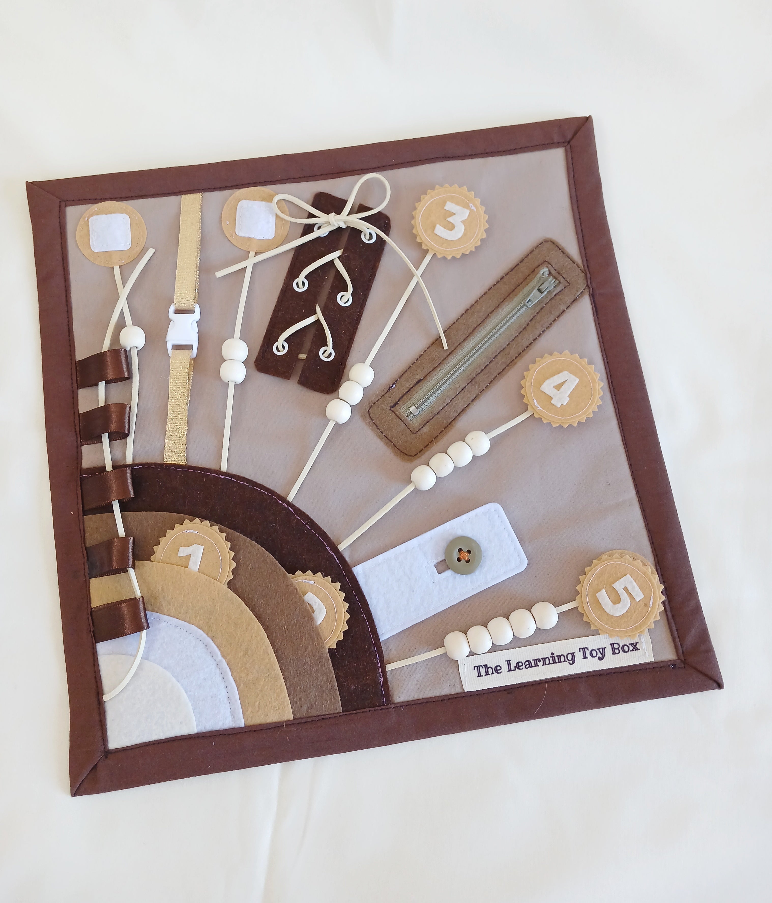 Sand and Coffee Fidget Panel – The Learning Toy Box