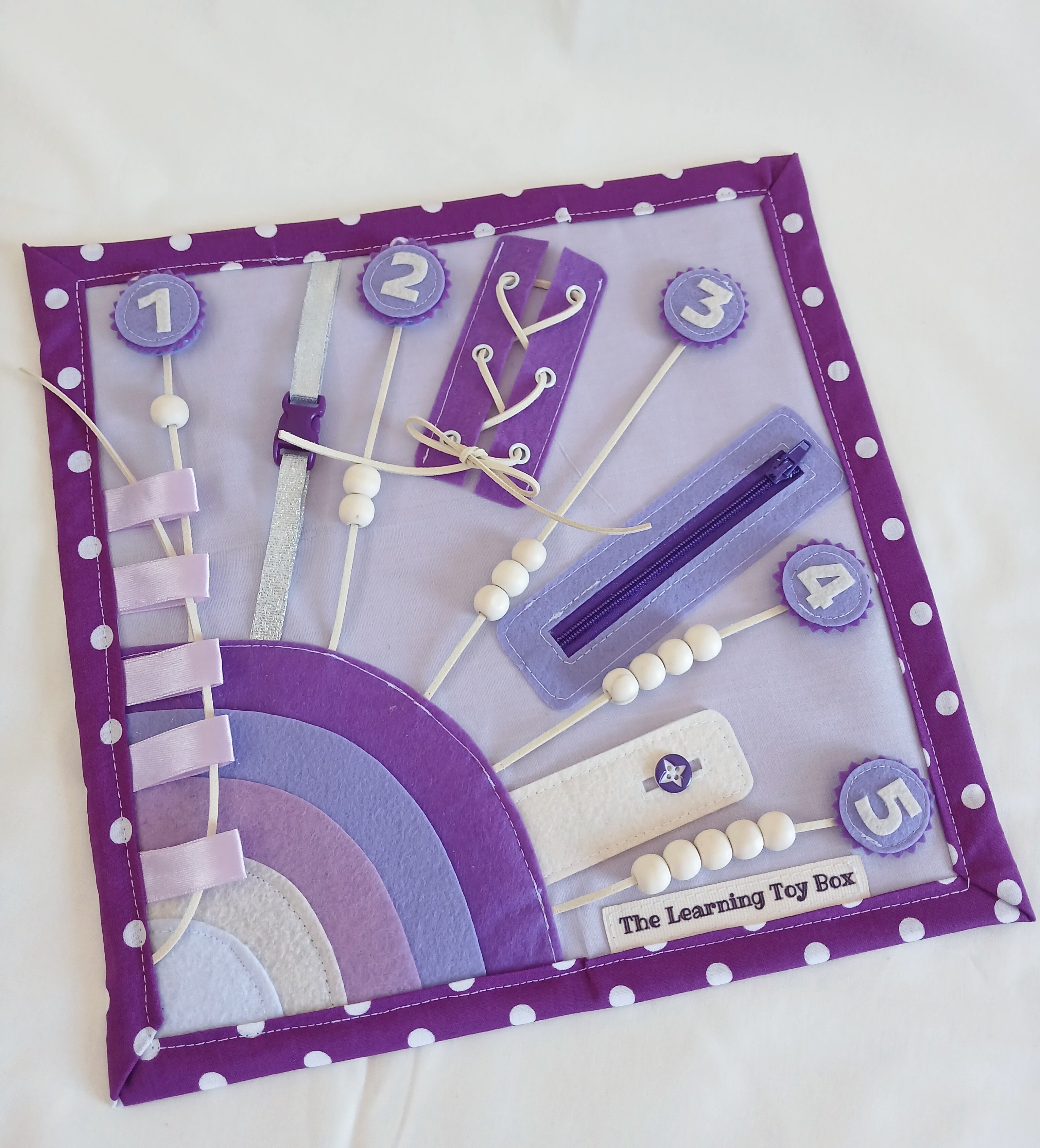 Purple and Lilac Fidget Panel – The Learning Toy Box