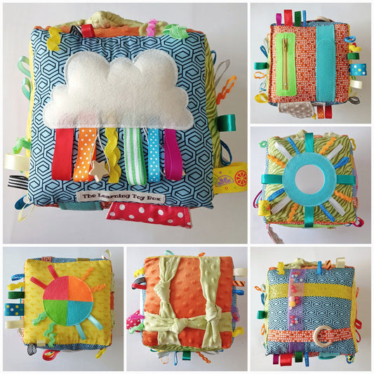 Rainbow Cloud Busy Cube