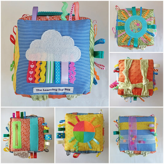 Rainbow Cloud Busy Cube