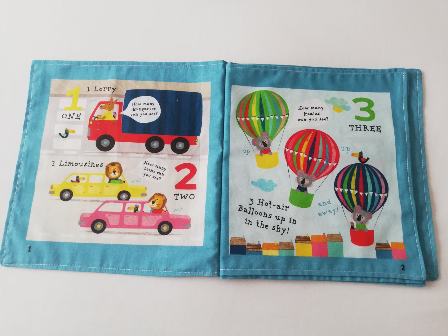 Count 1-10 Fabric Book