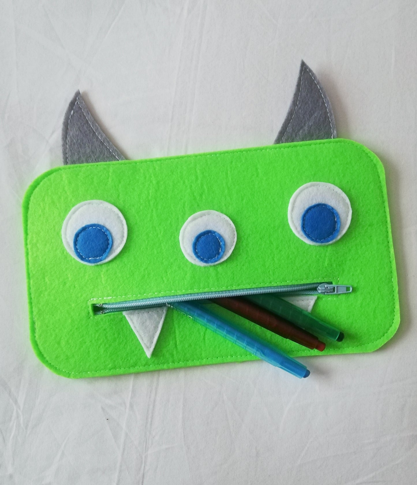 Pencil Bag - Monster Face