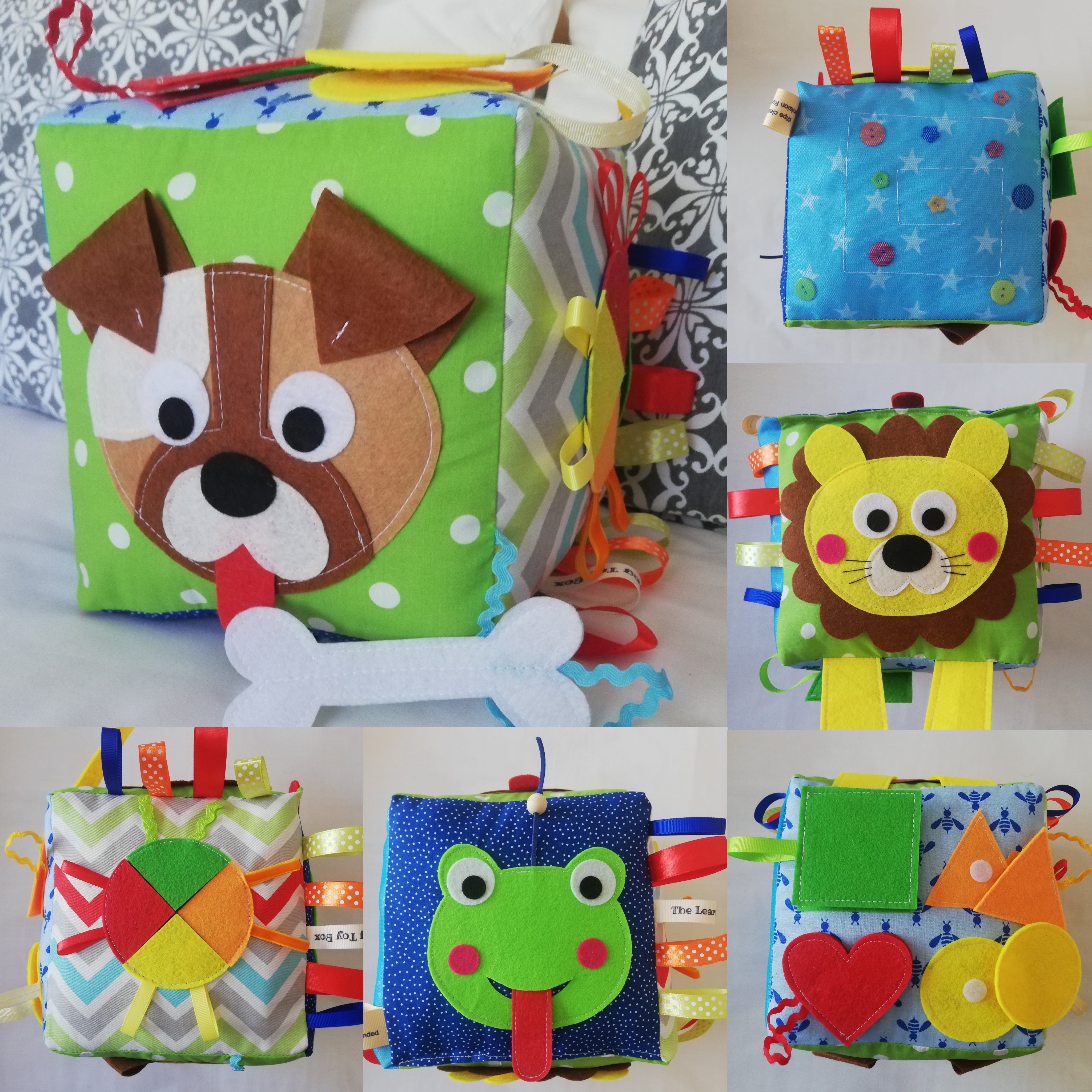Mini Activity Cube - Made to Order – The Learning Toy Box