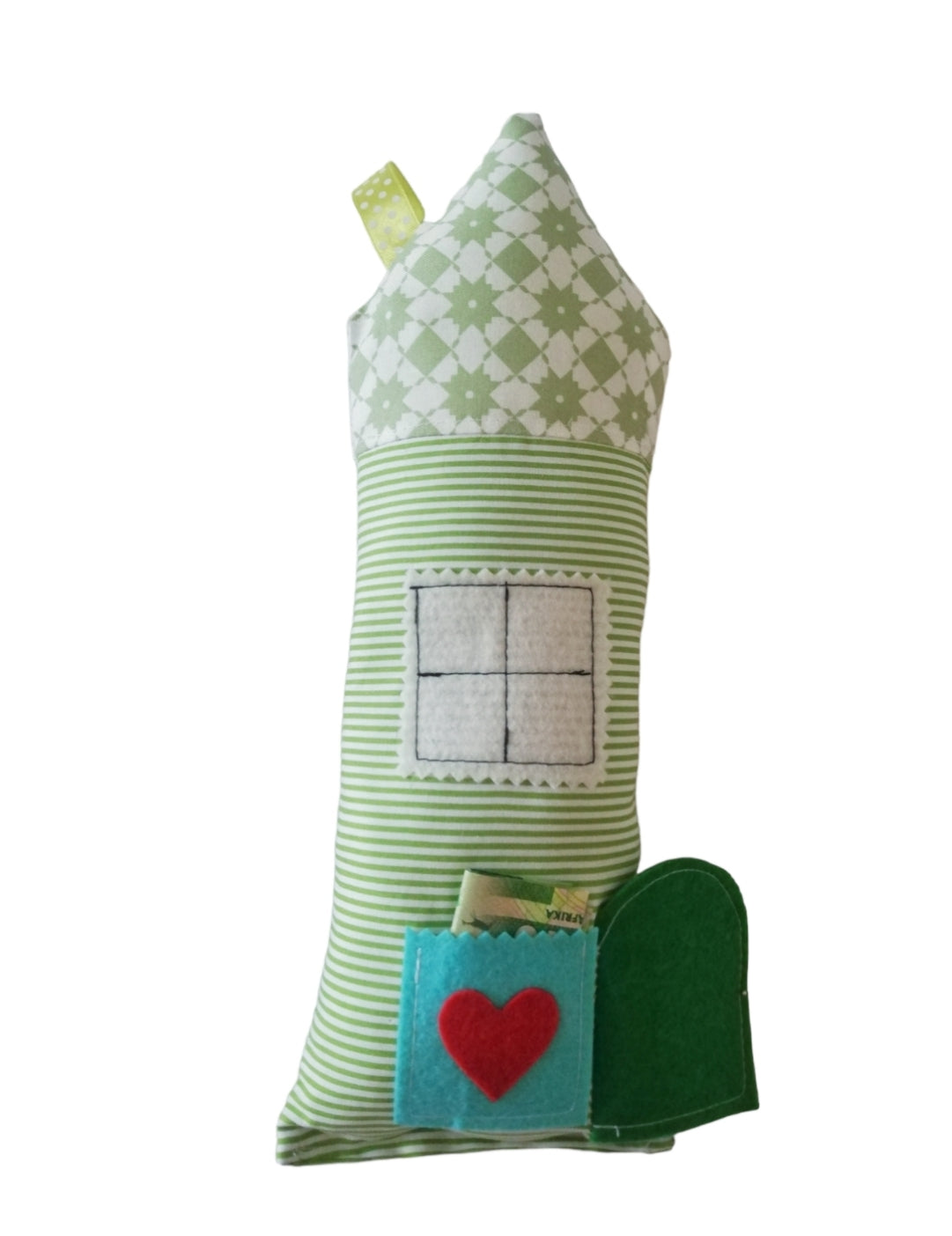 Tooth Fairy House Pillow - Green