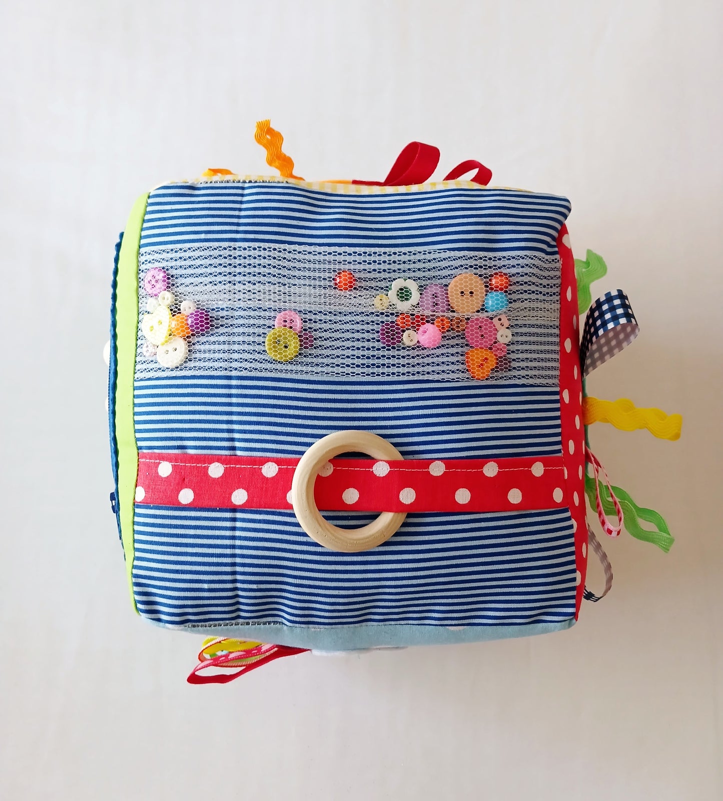 Rainbow Cloud Busy Cube