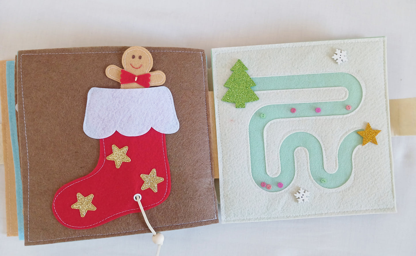 Christmas Toddler Busy Book - Muted