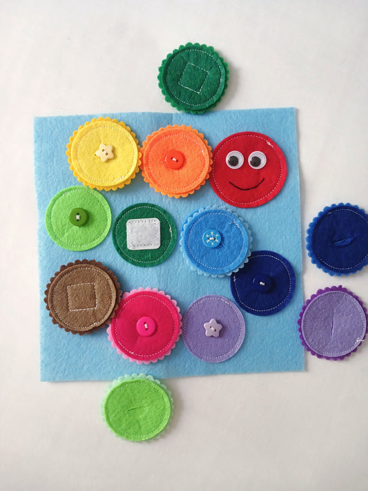 Rainbow Button Worm