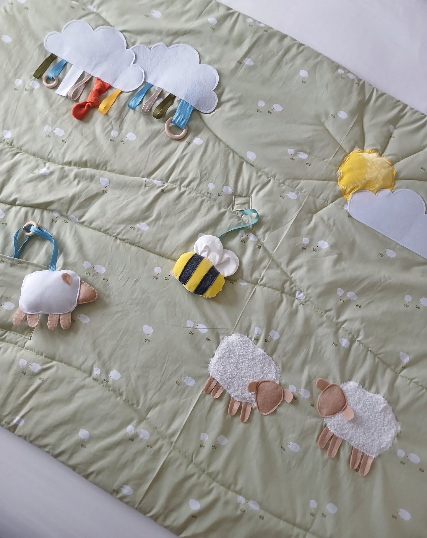 Sage Sheep Play Mat