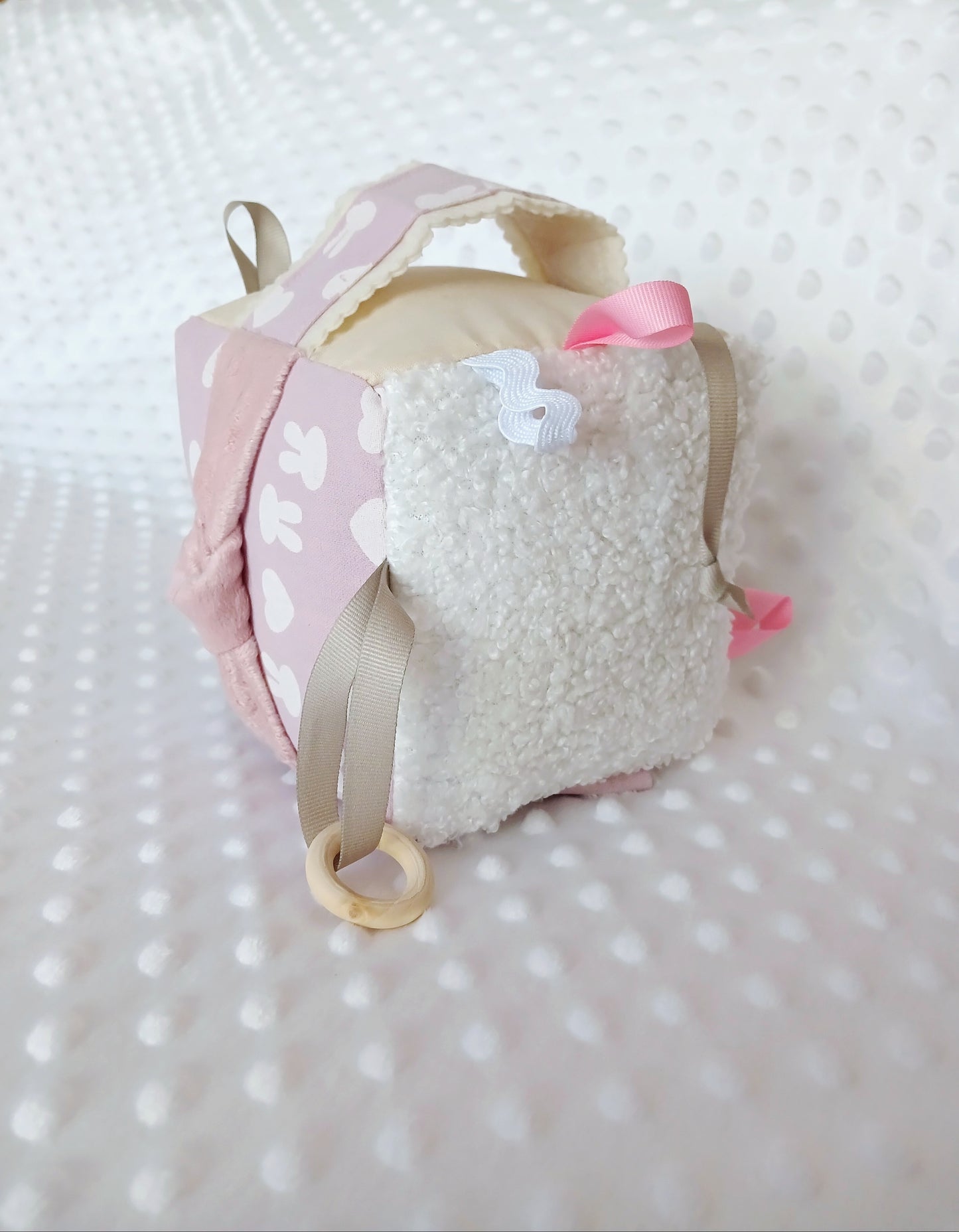 Mini Dusty Pink Baby Cube