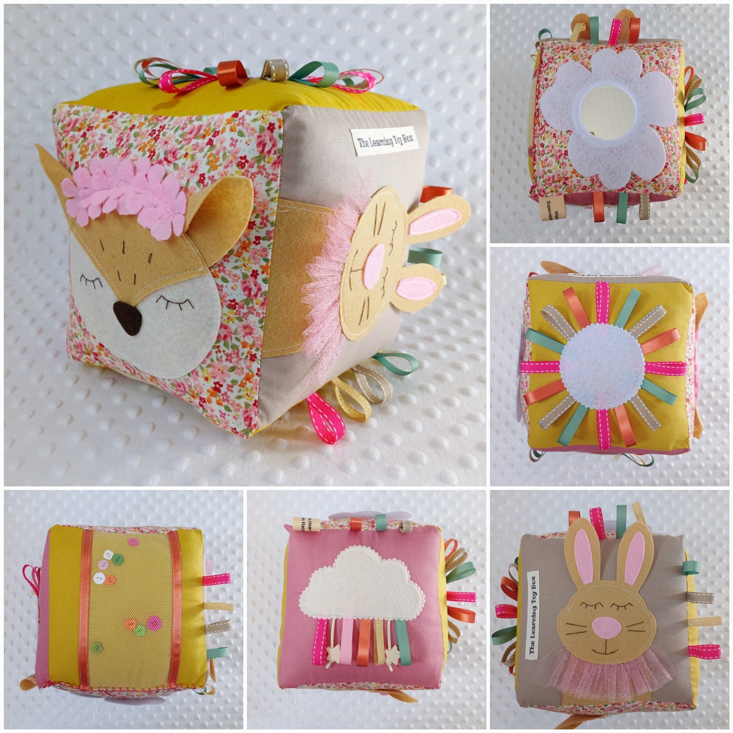 Spring Fawn Baby Cube