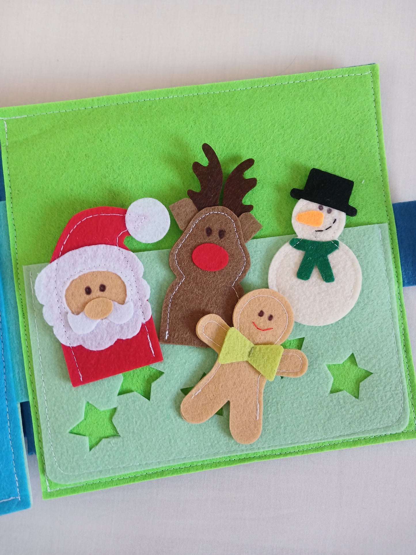 Christmas Toddler  Busy Book - Colourful