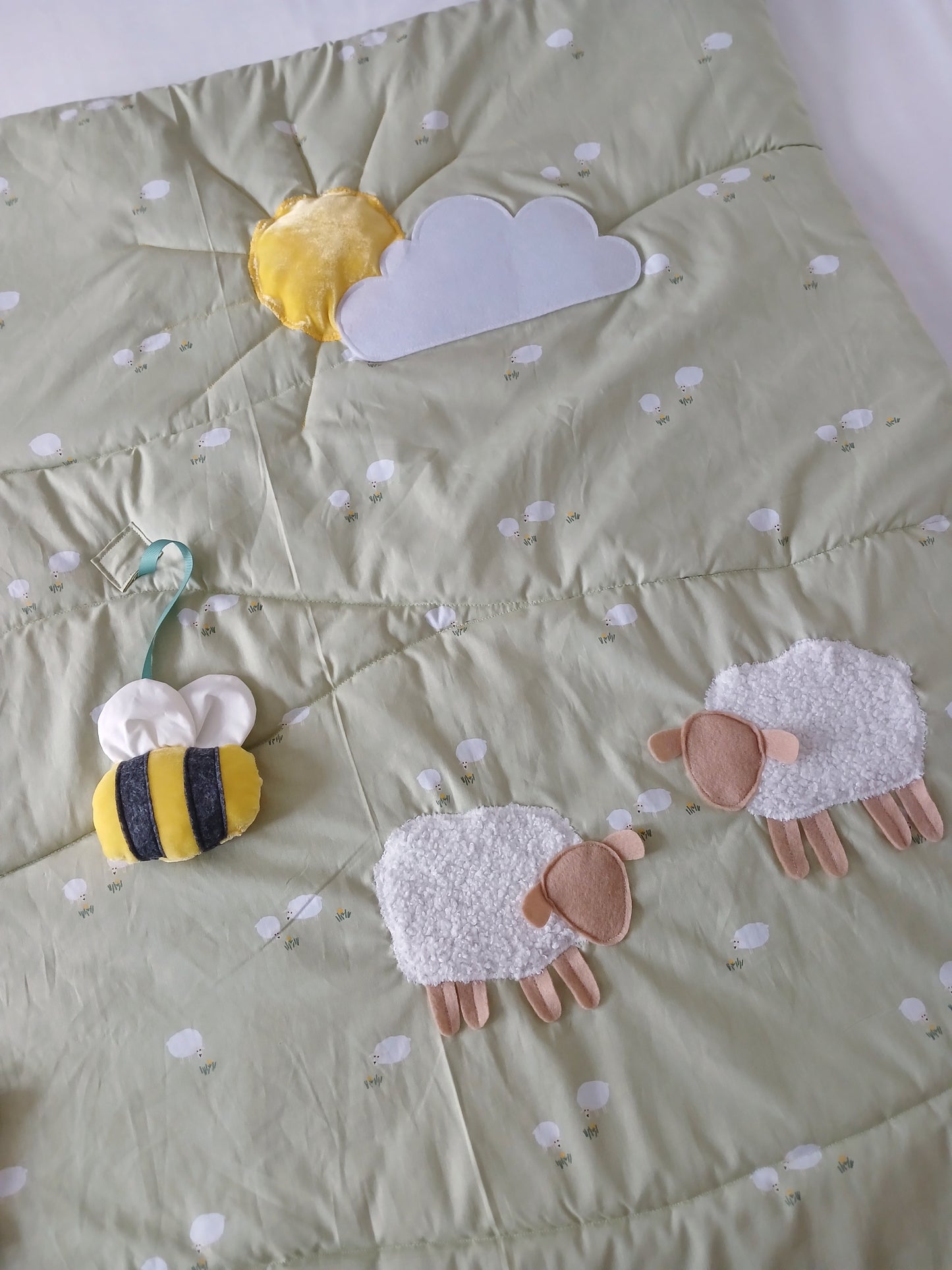 Sage Sheep Play Mat