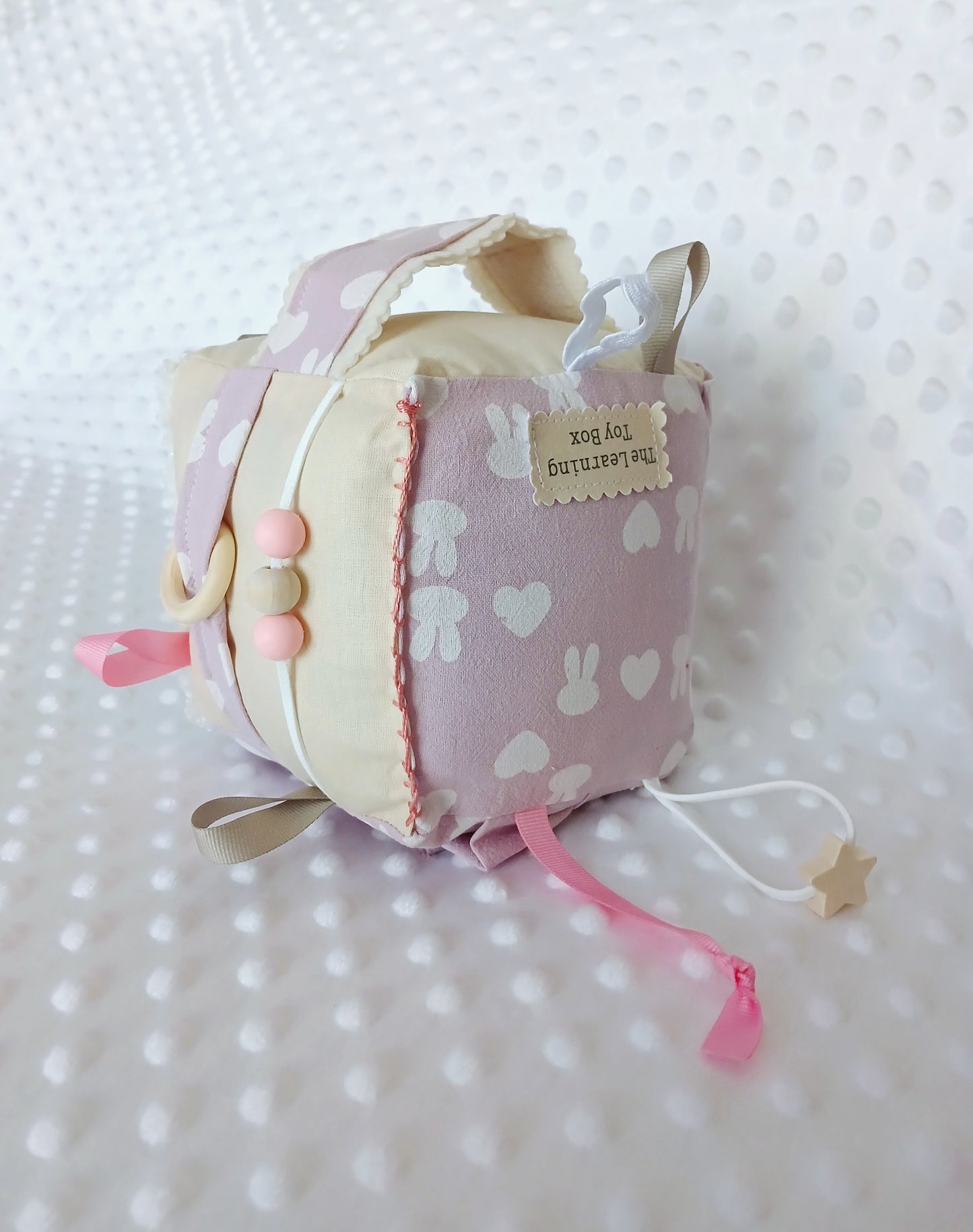 Mini Dusty Pink Baby Cube