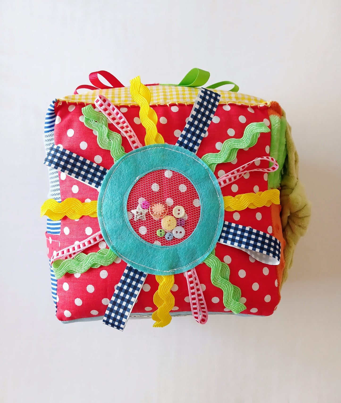 Rainbow Cloud Busy Cube