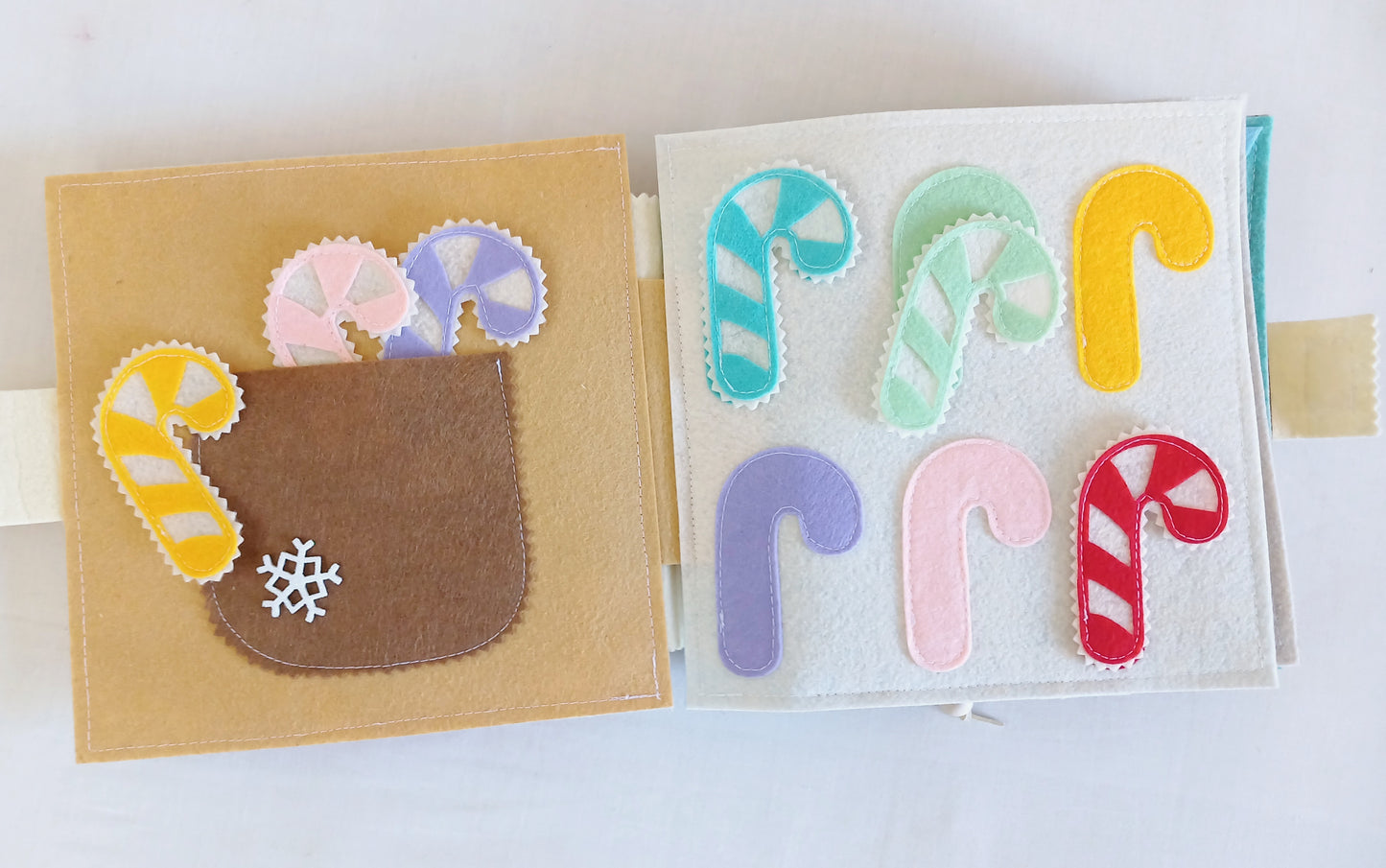 Christmas Toddler Busy Book - Muted