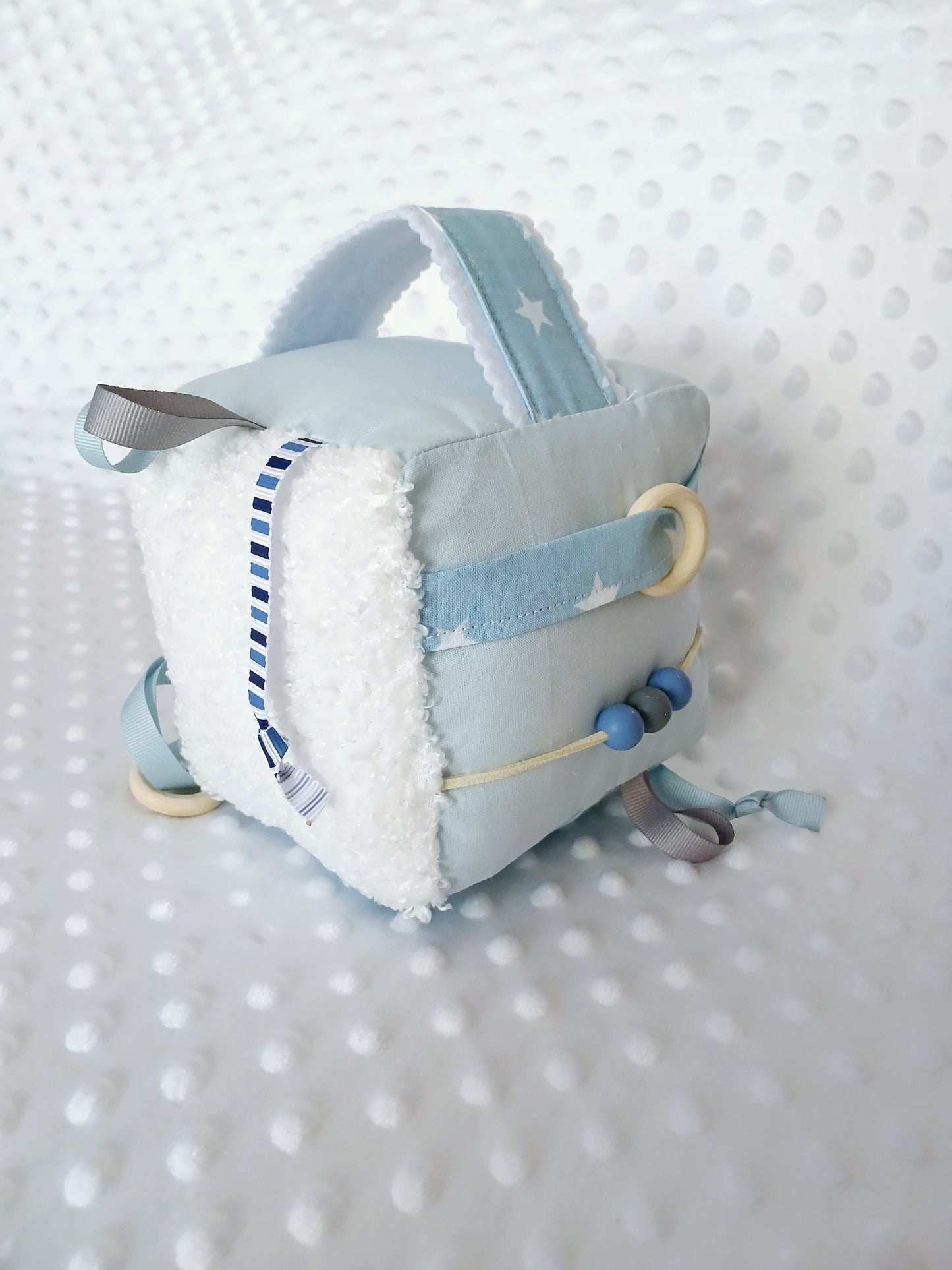 Mini Blue Baby Cube