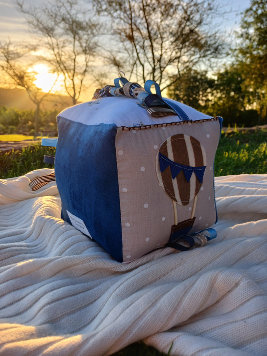 Hot Air Ballon Baby Cube