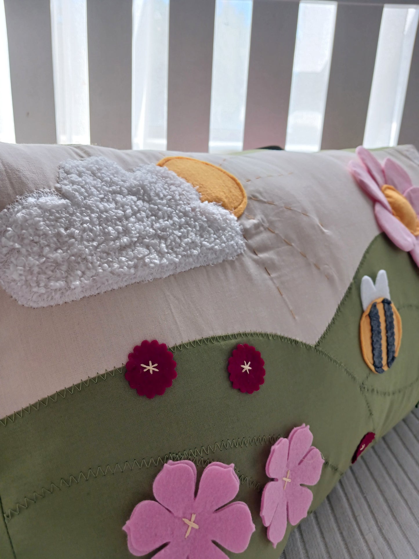 In the Garden Tummy Time Baby Cube