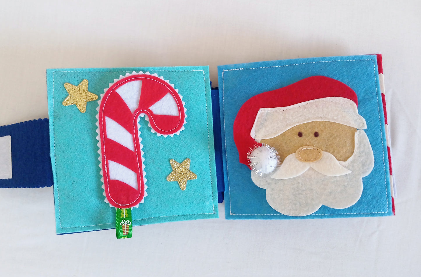 Christmas Baby to Toddler Busy Book - Colourful Tones