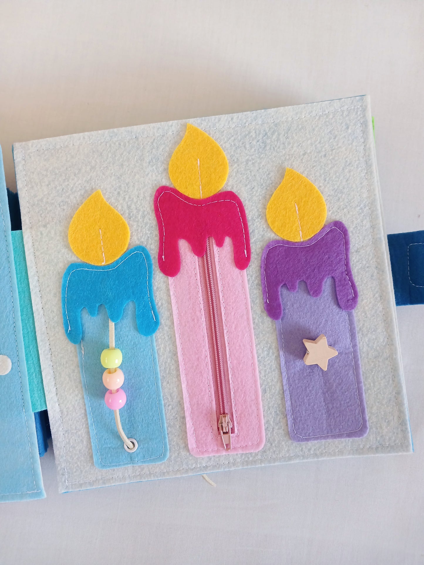 Christmas Toddler  Busy Book - Colourful