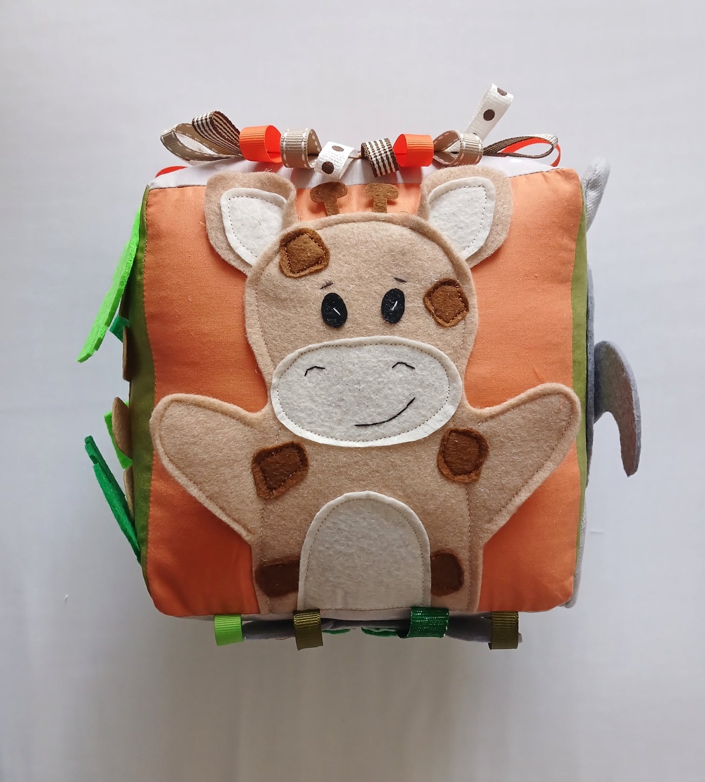 Safari Animals Baby Cube
