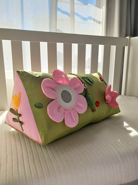 In the Garden Tummy Time Baby Cube