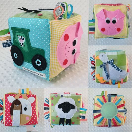 On the Farm Baby Busy Cube