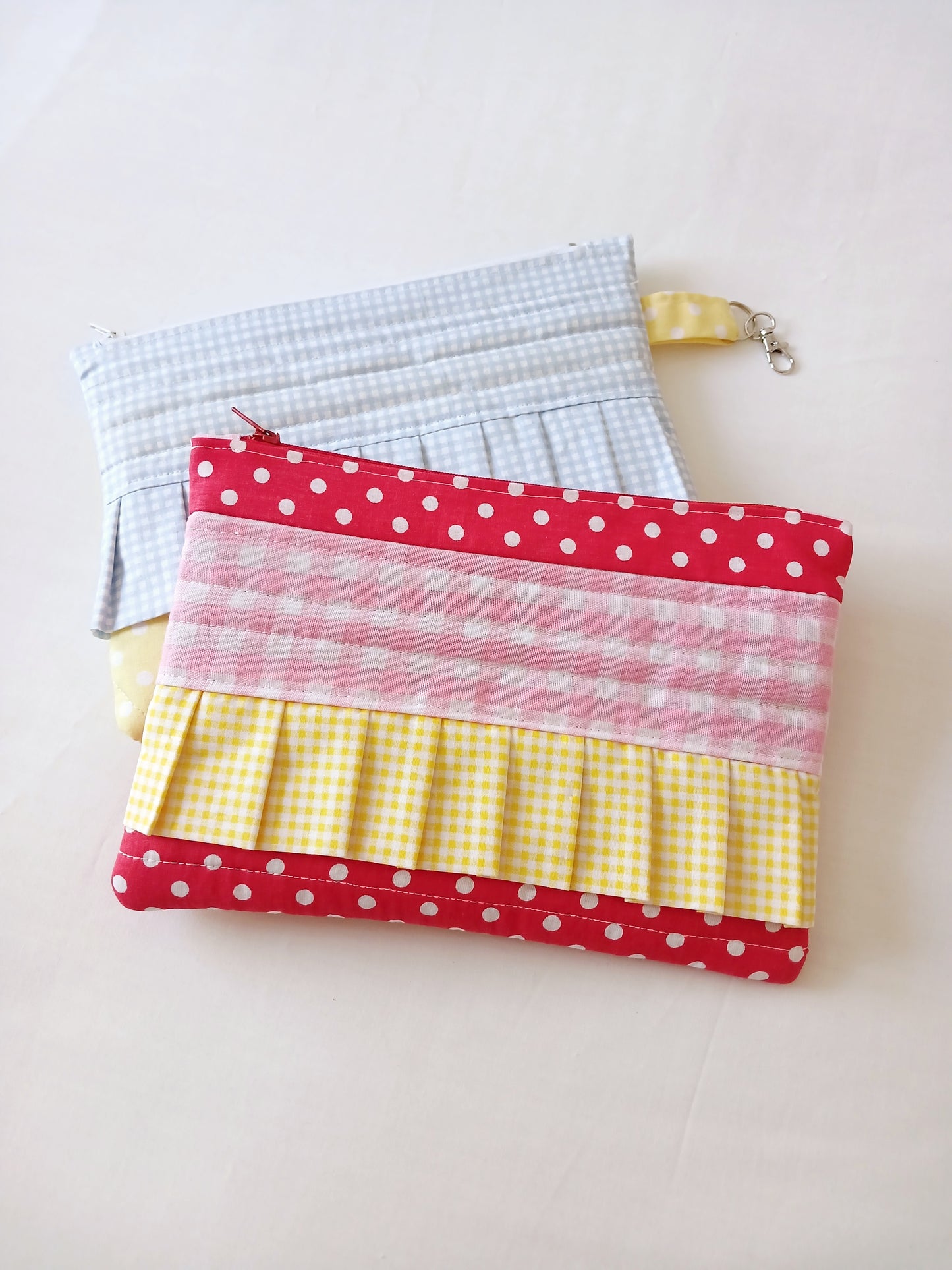 Red, Yellow and Pink Zipper Pouch