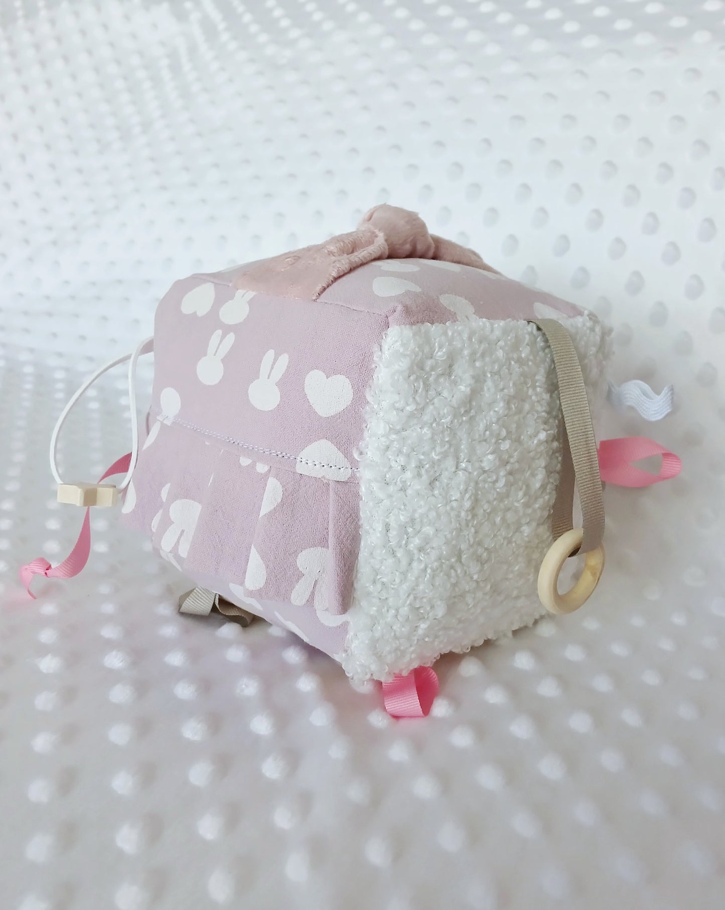 Mini Dusty Pink Baby Cube