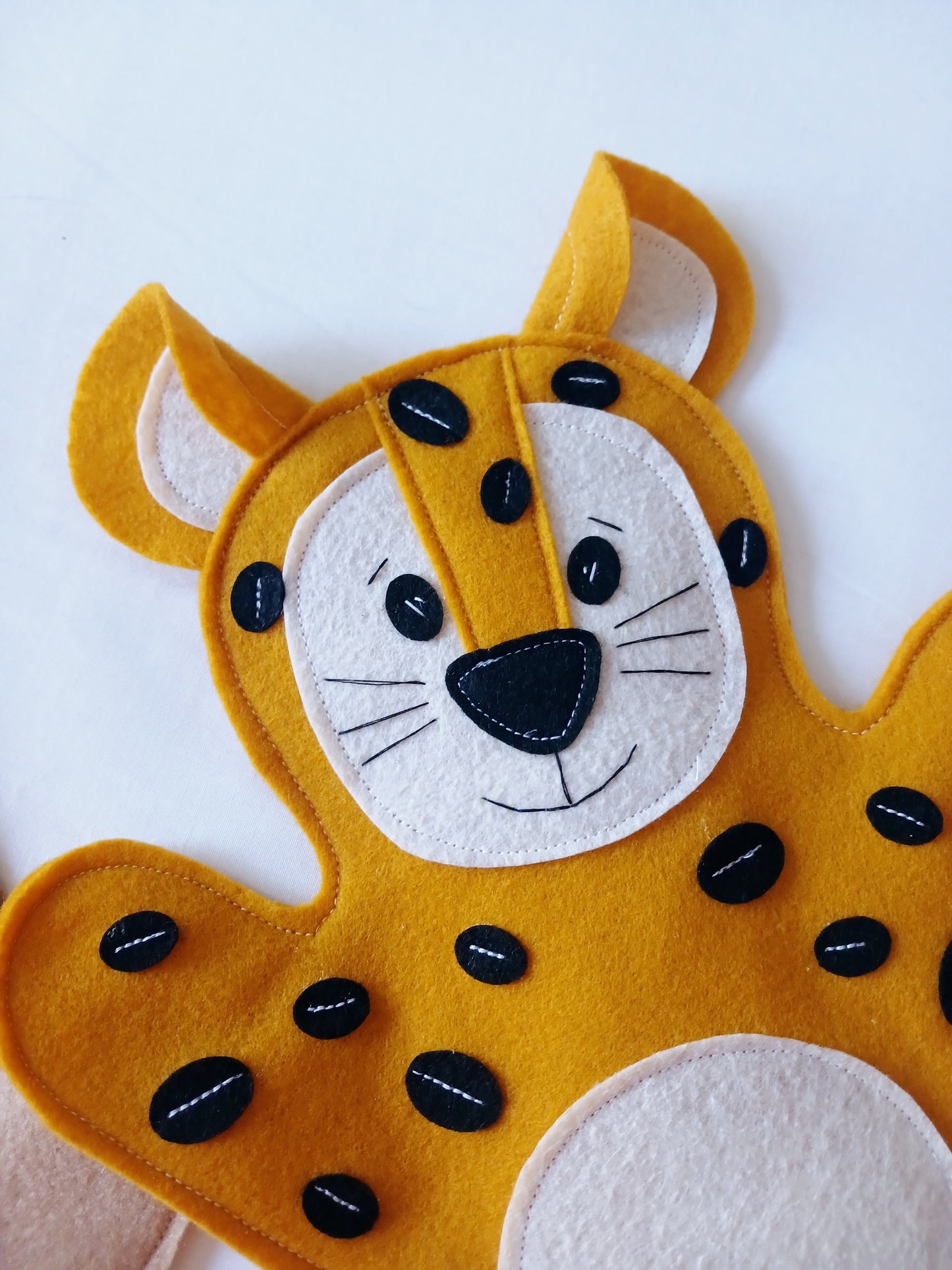 Cheetah Hand Puppet