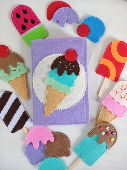 Ice Cream Busy Book