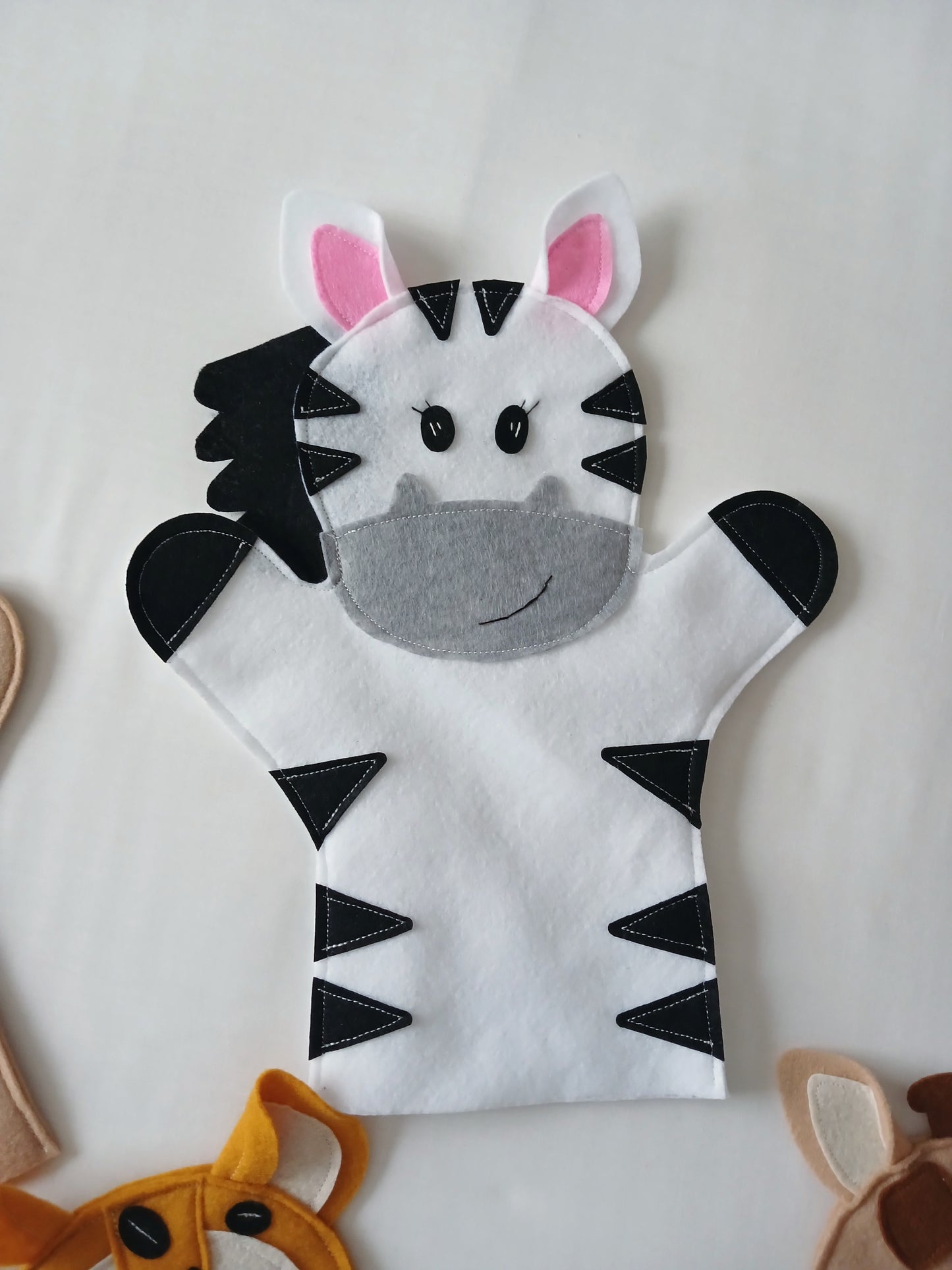 Zebra Hand Puppet