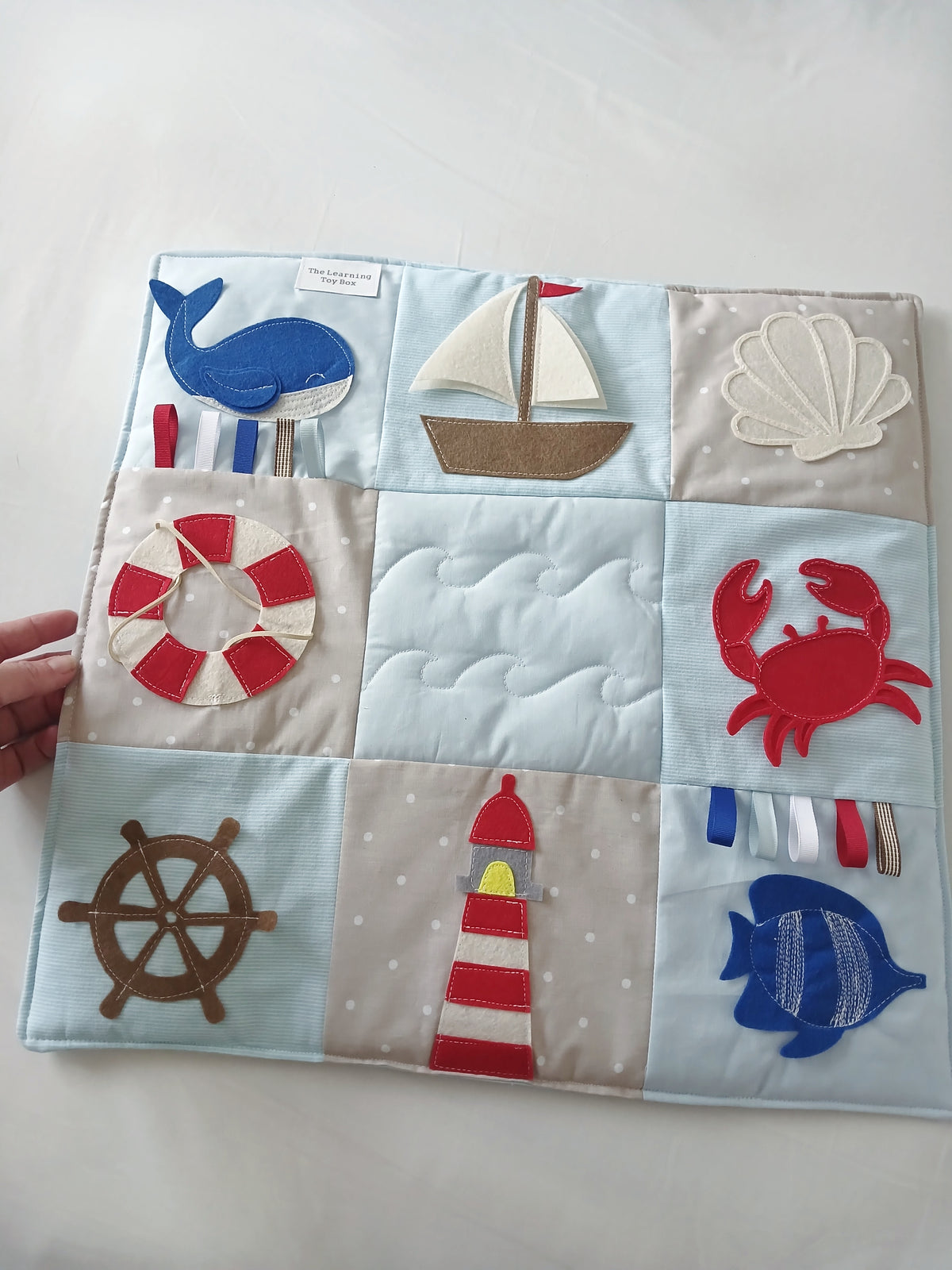 Baby Fidget Quilt - Seaside