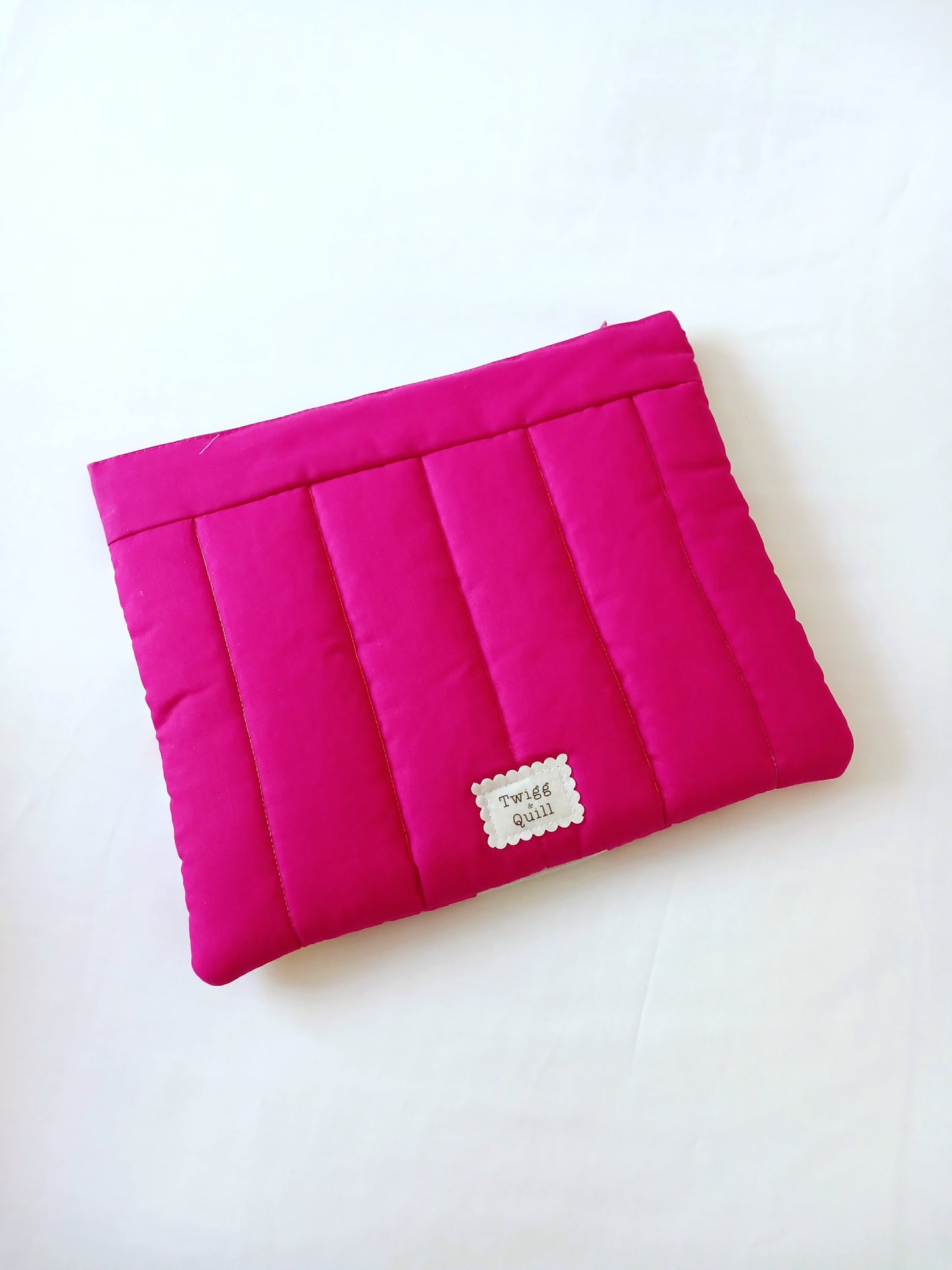 Stripped Zipper Pouch