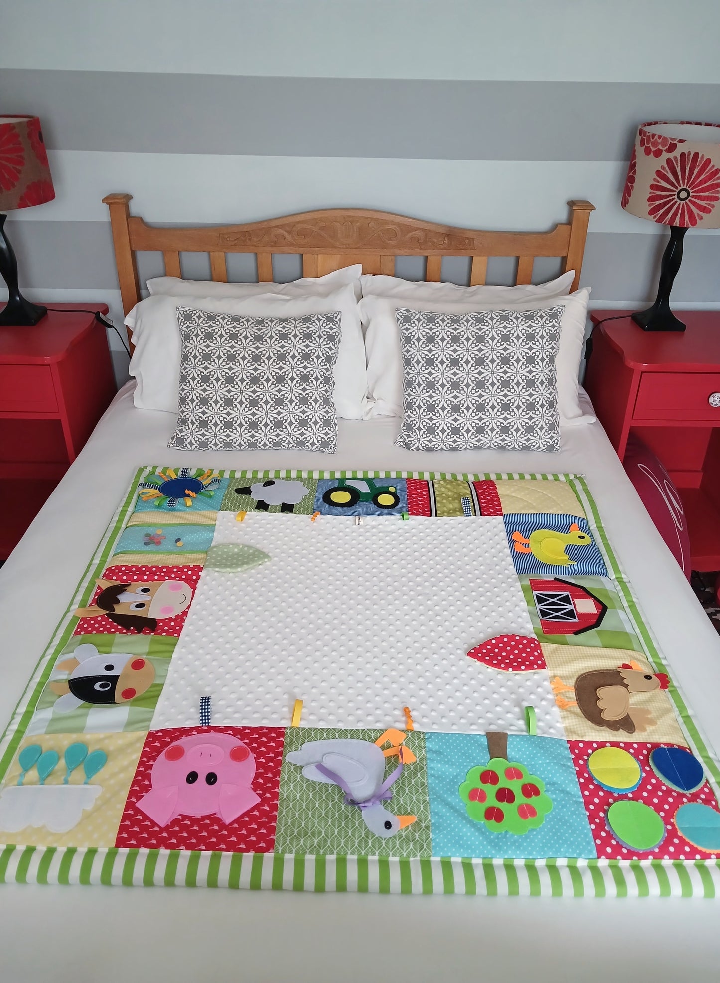 Farm Theme Tummy Time Play Mat