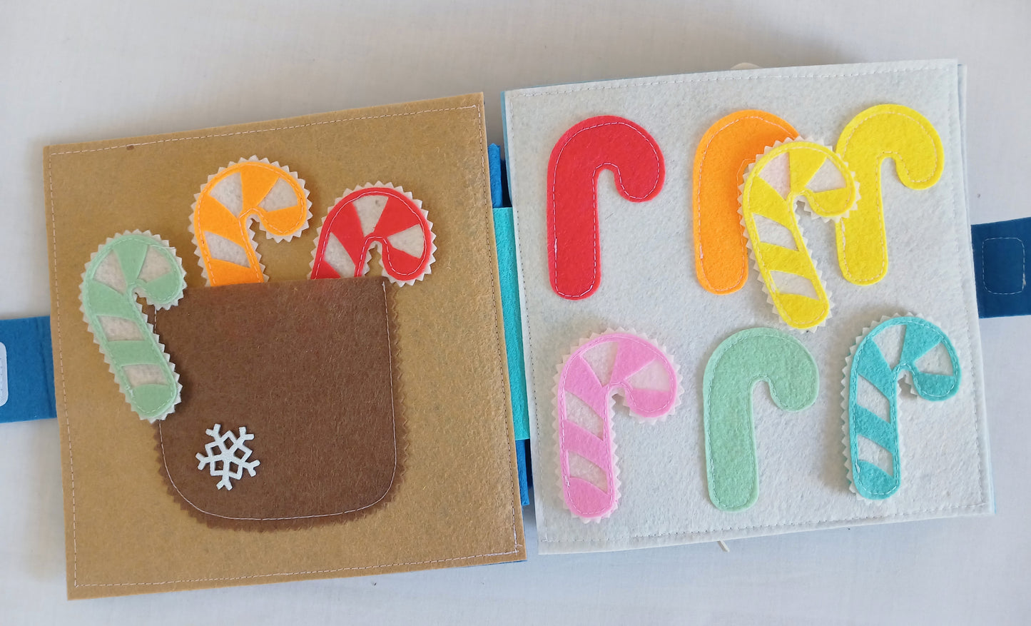 Christmas Toddler  Busy Book - Colourful