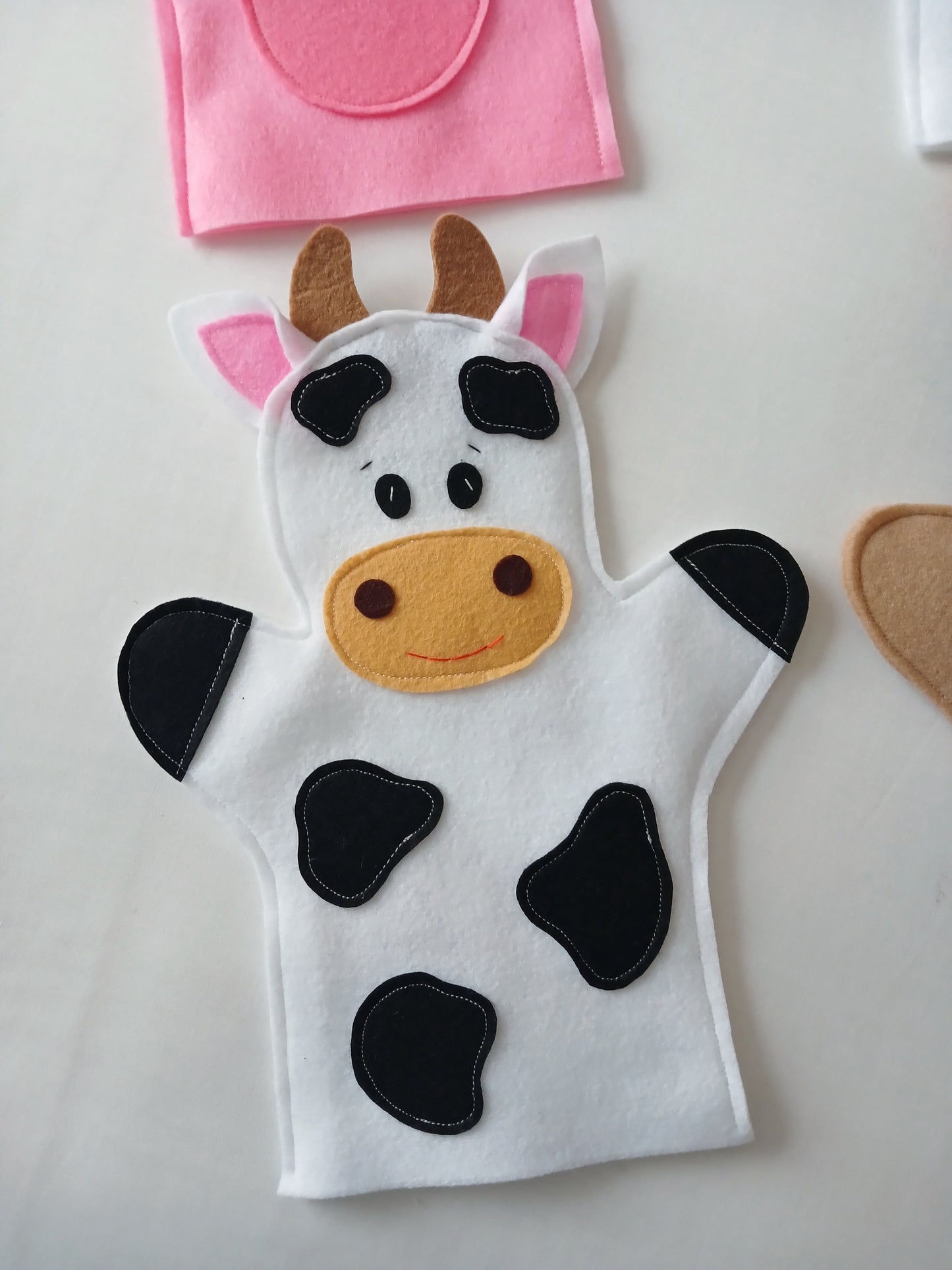 Cow Hand Puppet