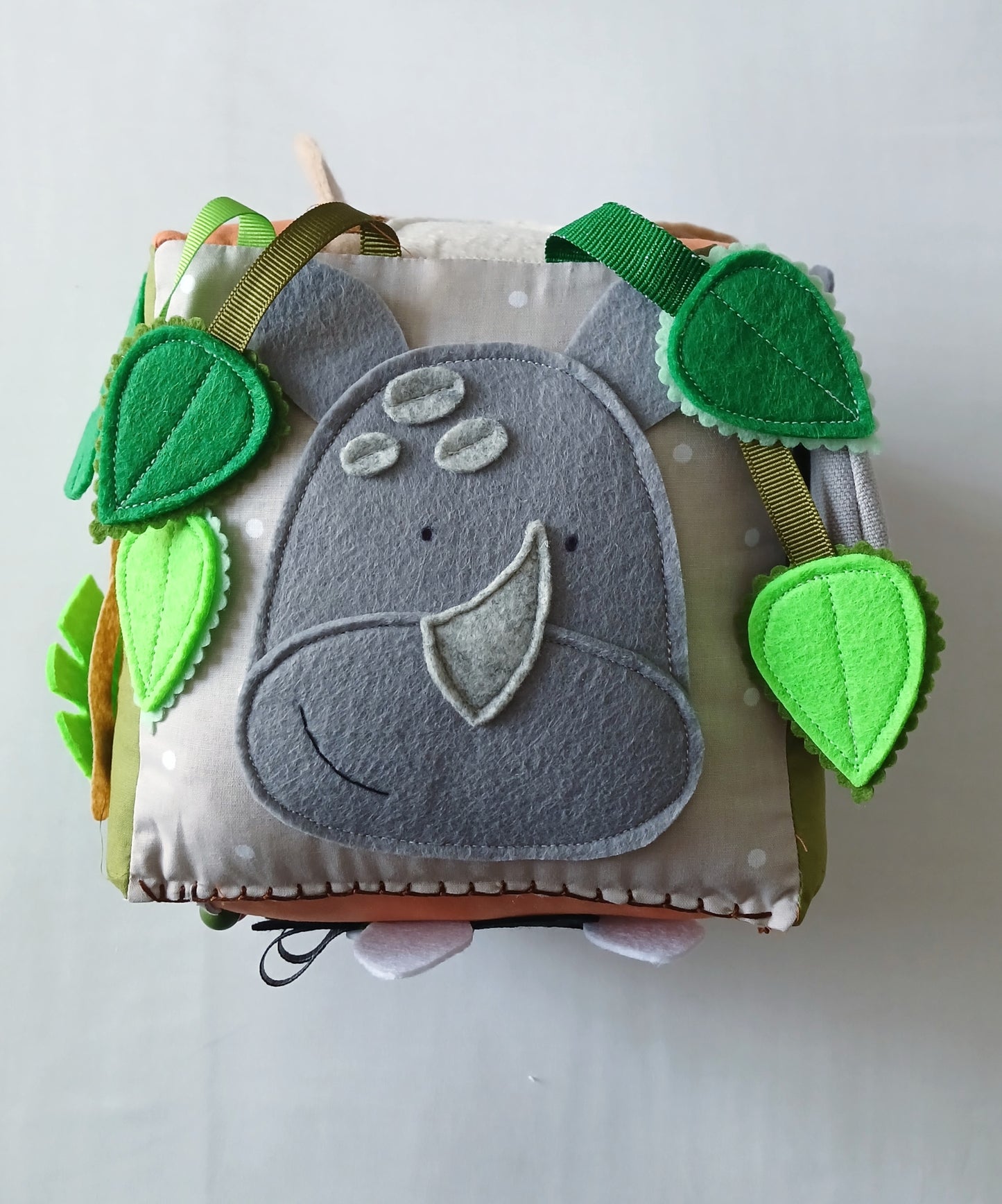 Safari Animals Baby Cube