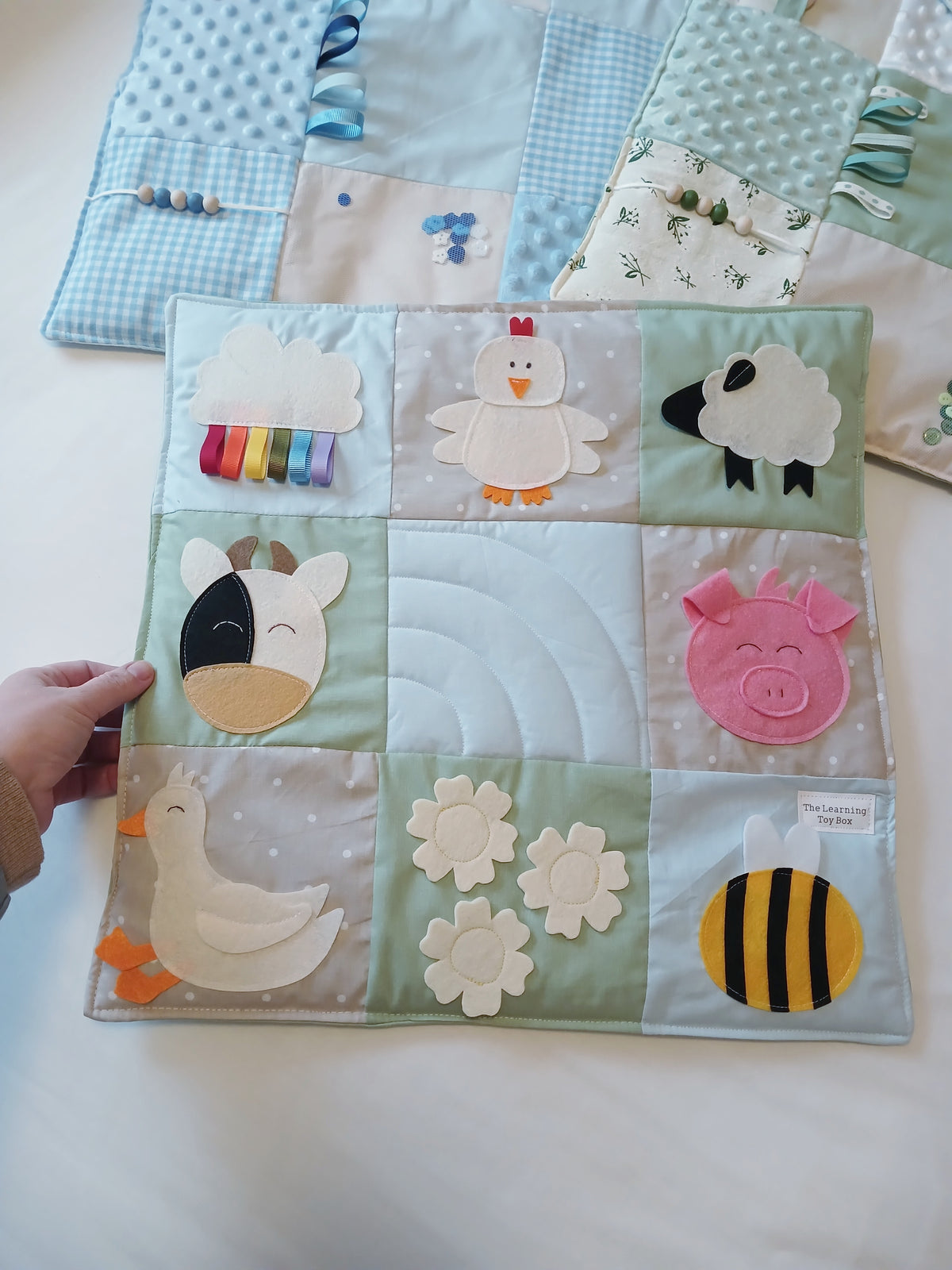Farm Baby Fidget Quilt