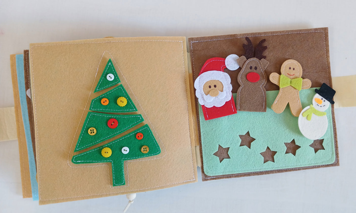 Christmas Toddler Busy Book - Muted