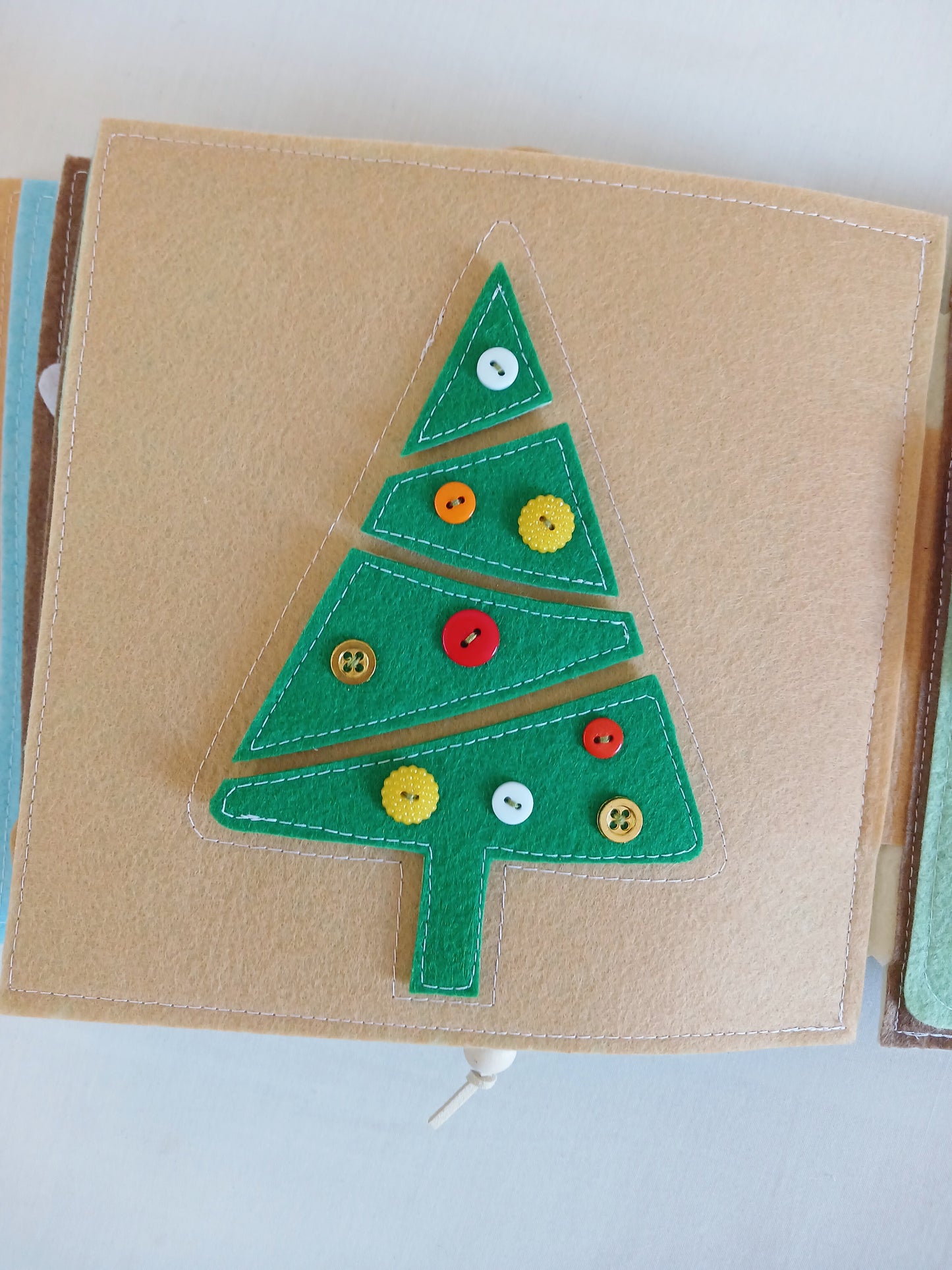 Christmas Toddler Busy Book - Muted